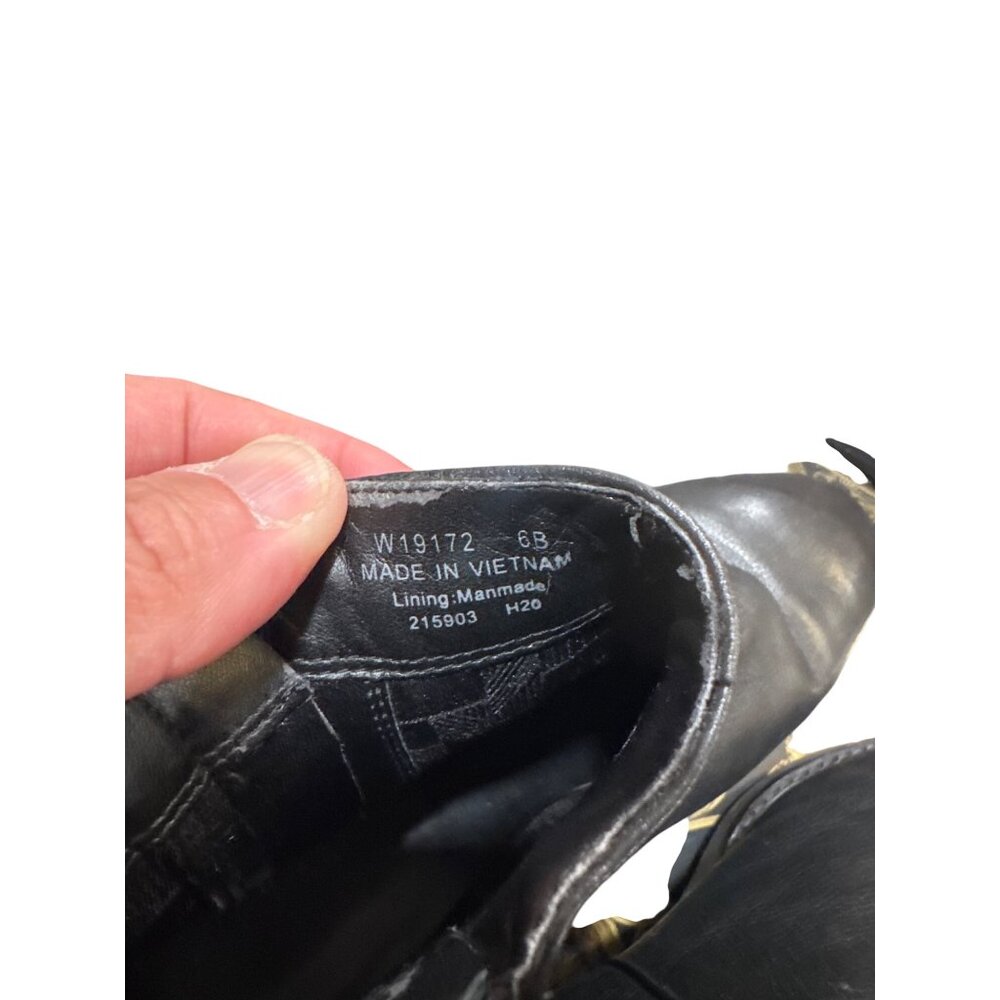 Cole Haan Grand Rene wms black leather ankle boots booties sz 6B SKU 9968 - Picture 6 of 16